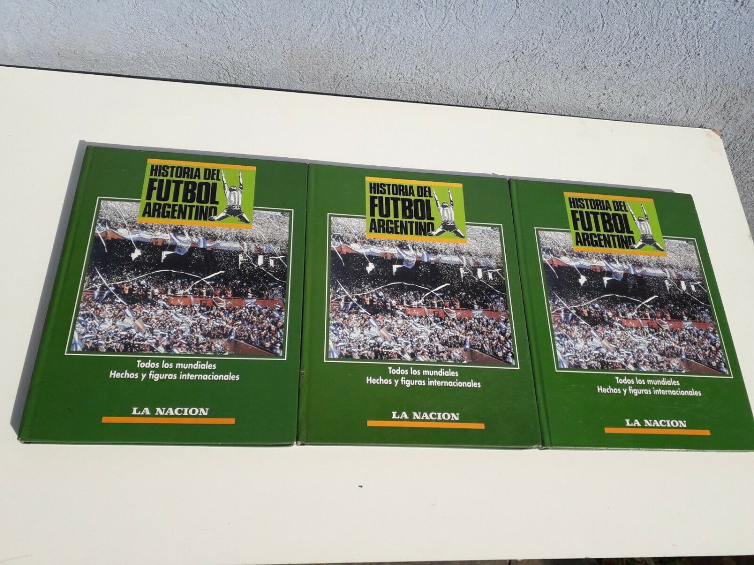 3 Book Soccer  libros Historia del futbol Argentina y mundiales 1994