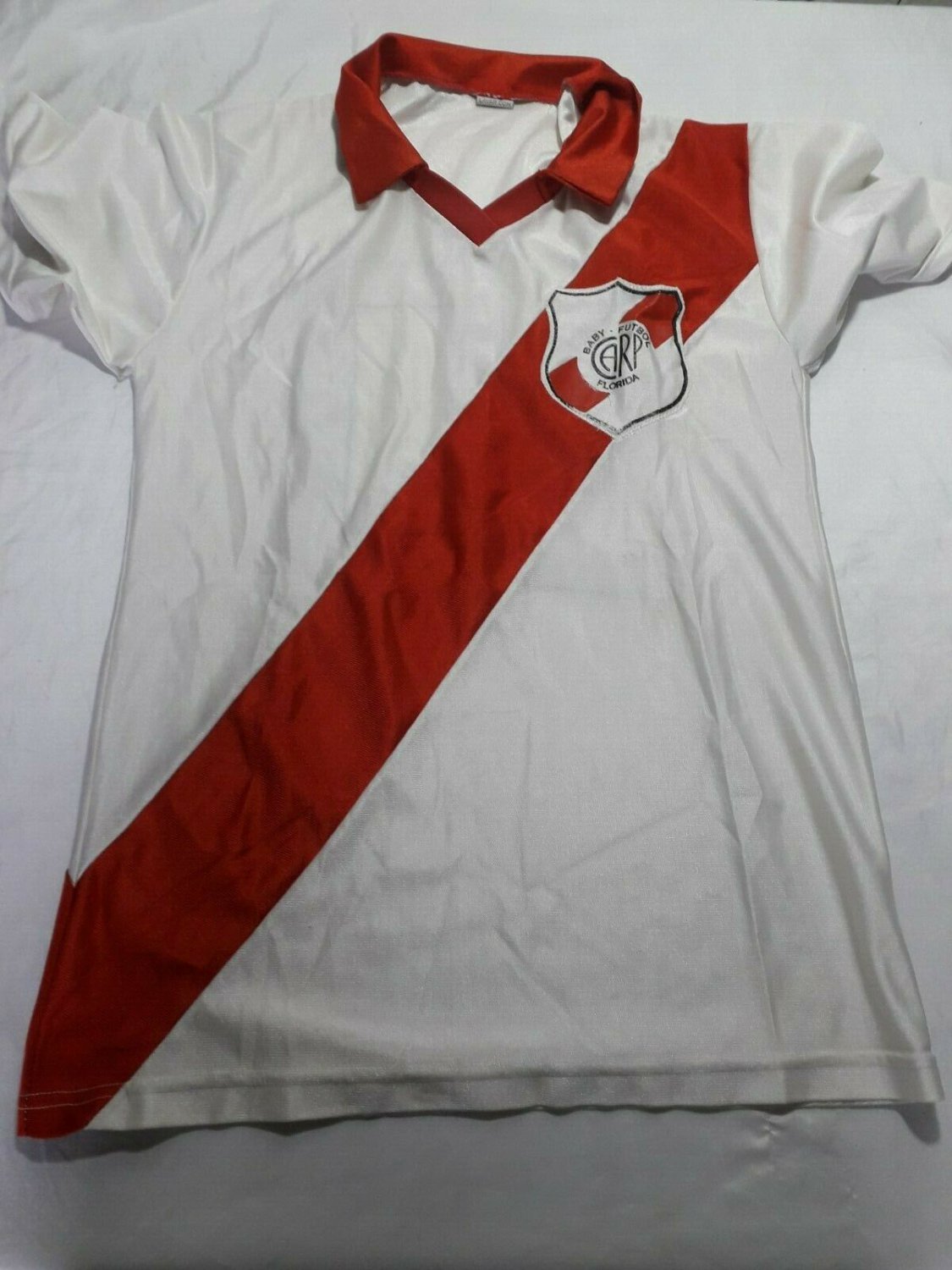 rare  soccer jersey River Plate  Argentina  (Baby Futbol)  with 10