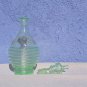 vintage rare ART-DECO Glass liquor bottle