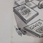 Original drawing on paper , Comic   cartoon by the argentian  artist Liotta