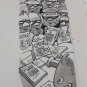 Original drawing on paper , Comic   cartoon by the argentian  artist Liotta