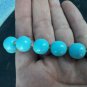 antique old choker, light blue opaline spheres necklace