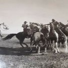 vintage old Photo by Fred hendrickson film, cowboy playing El pato in Argentina