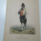 French lithographs customs america 1800 Hastler 1963 Rancher. Argentina