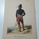 French lithographs customs america 1800 Hastler 1963 campaign officer Argentina