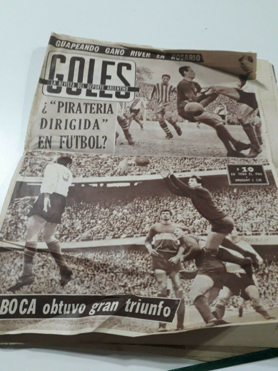 old magazine  Goles  Argentina collection  Julio 1964