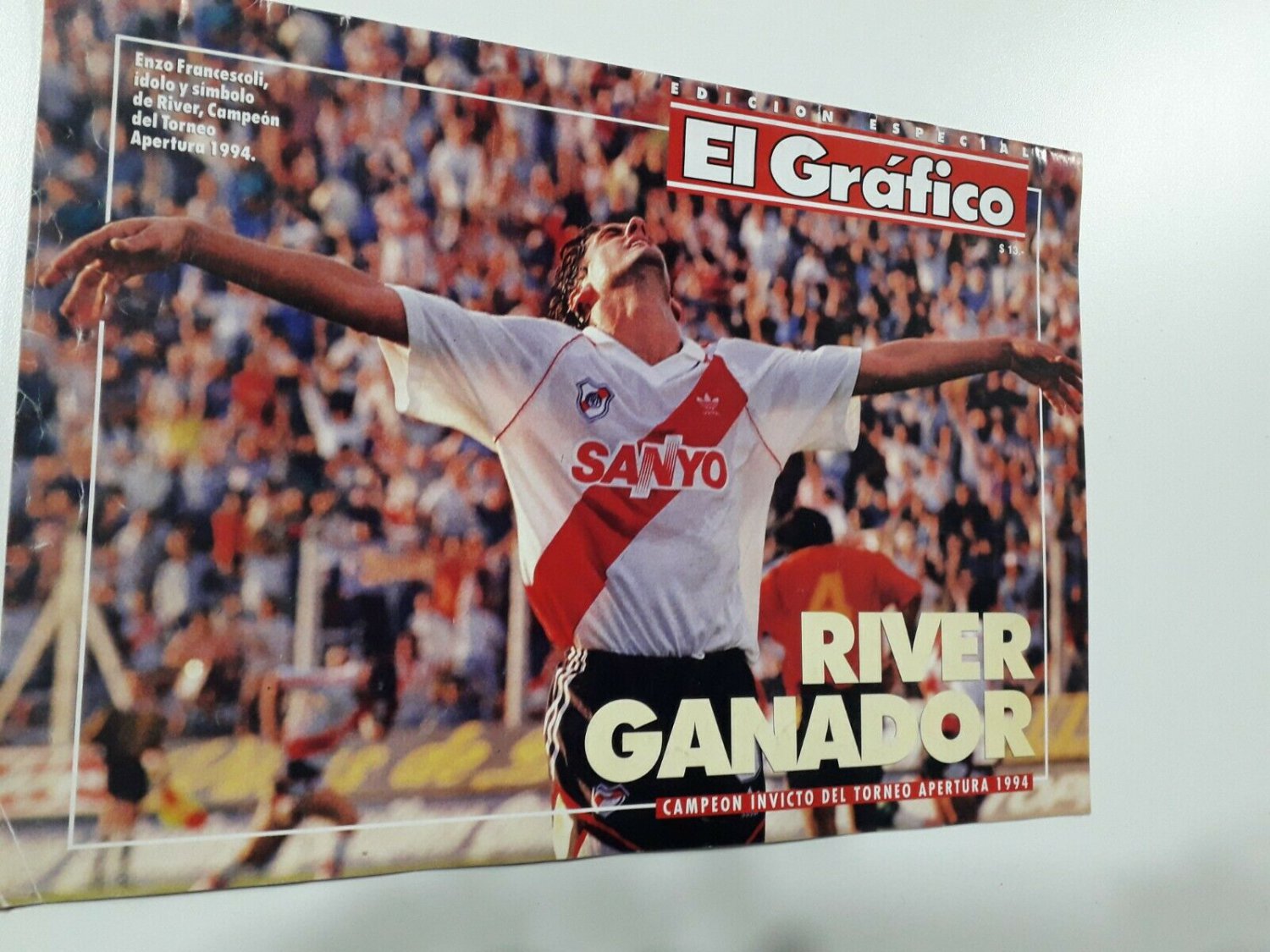 old magazine el Grafico River Campeon 1994 Edicion limitada