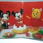 Old Children's Book Mickey's Birthday, 1980s in spanish