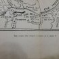 Old print Military sketch Invasion Chile by the Army of the Andes 1817 Arg