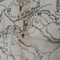 Old print Military sketch Invasion Chile by the Army of the Andes 1817 Arg