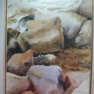 watercolours  original  Gwen Laughlin  creekside