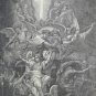 Old religious engraving early 1900 maison de la bonne N15