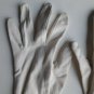 vintage old lady gloves White  color