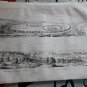 old engraving print 1836  Monuments  Gallo -Romains   Avebury