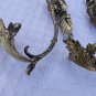 2 Pair Antique French  Ormolu Gold Tiebacks Hooks for Curtains Drapes