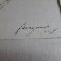 Don Quijote , Drawing on paper , Guillermo Benguria Argentine Artist
