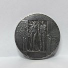 Sterling Silver medal Antonio Pujia .Argentina -  1580 1980 Buenos Aires