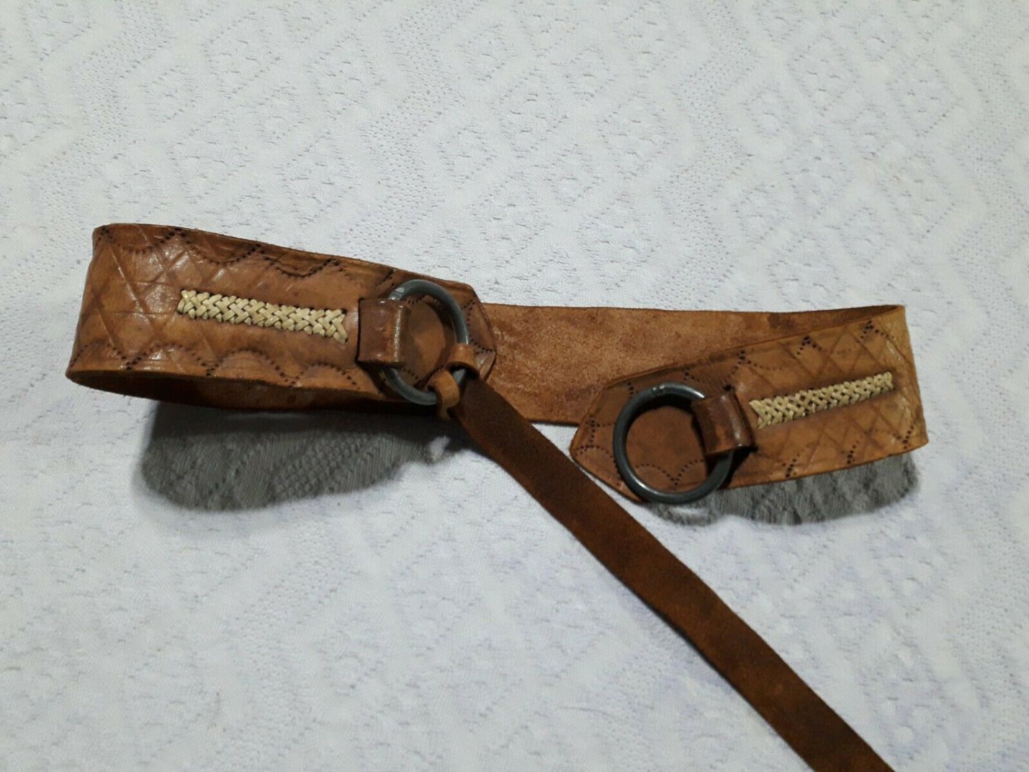 Saddle Belt, Gauchesca Brown leather Made in Argentina