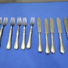 Set silverplated  set for fish 6 forks 6 knives