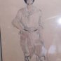 GAUCHO ARGENTINO Original drawing on paper argentian artist Alejandro Lanoel