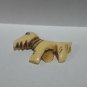 vintage old pin celluloide  Brooch Dog fragment