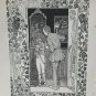 old engraving print 1918 Illustrations H. Vogeler Oscar wilde,the ghost of cante