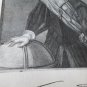 old engraving print Francisco Drake   , extracted book of 1895