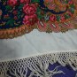 vintage Handkerchief Pashmina Printed Cotton Scarf Check Stoc