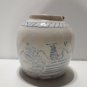 old bowl ceramic pottery Chinese White and blue.