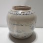 old bowl ceramic pottery Chinese White and blue.