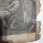 Old religious engraving early 1900 Virgin with the apost  maison de la bonne N11