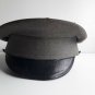 vintage old   hat cap train guard inspector  Argentine uniform 1950 aprox
