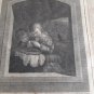 Engraving the young bird catchers 1768 W.Walker