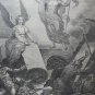 Old religious engraving early 1900 - N 7 Ascension of Jesus