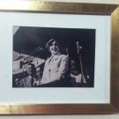vintage framed Photo Eva Peron -Evita - president Argentine . newspaper Critica.