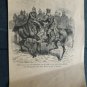 old engraving print Wilhelm I in Koniggratz extracted 1888