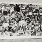 vintage Old Photograph Goal Higuain RIver Plate VS SAn Lorenzo , Argentina 1988