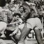 vintage Old Photograph Goal Higuain RIver Plate VS SAn Lorenzo , Argentina 1988