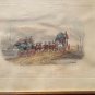Aquatint Engraving Gb Race Team Newhouse London 1834 Mc Lean