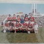 Photo  orig autograph signed soccer footballers club Huracan 1995 Argentina