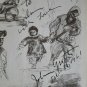 engraving, print signed by John Groth. dedication 1961