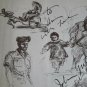 engraving, print signed by John Groth. dedication 1961