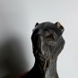 old wood carved bear glass eyes - black forest??