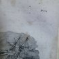 old engraving print 1846 The Wandering Jew Eug&Atilde;&uml;ne Sue  The Black Eagle