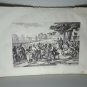 old engraving print 1836  tetricus is proclaimed Emperor of Gauls