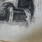old engraving print 1846 The Wandering Jew - Eugène Sue A.Isola brindis