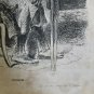 old engraving print 1846 The Wandering Jew - Eugène Sue. Rodin A.Isola