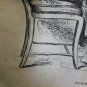 old engraving print 1846 The Wandering Jew - Eugène Sue. Rodin A.Isola