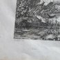 old engraving print 1836 Animatix that have disappeared from the soil of France