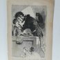 old engraving print extracted book 1893 Le Bon Petit Diable, Est-ce la place ...
